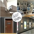 thumbnail image 4 of Yhmxh Stainless Steel Mount Bracket Heavy Duty Photo Frame Hook Furniture Connector For Hanging Headboards Large Picture Display Wall Mount Hardware, 4 of 6