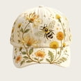 thumbnail image 2 of The Garden Morning 2026 Floral Print Baseball Cap, Lightweight Breathable Casual Sun Hat, Adjustable Hat Outdoor Daily Wear, 2 of 7