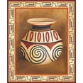 thumbnail image 2 of Zarris, Chariklia 12x14 White Modern Wood Framed Museum Art Print Titled - Southwest Pottery IV, 2 of 4