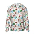 thumbnail image 2 of Lsque Christmas Hohoho 1 UPF 50+ Lightweight Sun Protection Men's Women's Long Sleeve Shirt, Hoodie Performance -X-Large, 2 of 9