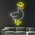 thumbnail image 5 of Handmadetneonsign Cowboy Duck Neon Sign, Duck Cowboy Led Sign, Cowboy Hat Boots Duck Led Light, 5 of 5