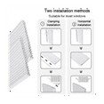 Window Air Conditioner Side Panels with Frame, Room AC Accordion Filler