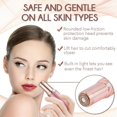 thumbnail image 2 of Facial Hair Removal for Women - Electric Razor Device, Small Dermaplaning Remover Tools Epilator Trimmer (Rose Gold), 2 of 7