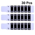 thumbnail image 4 of EeaseMX 30 tiras de termómetro para la frente, color negro, para decolorar la temperatura corporal., 4 of 7