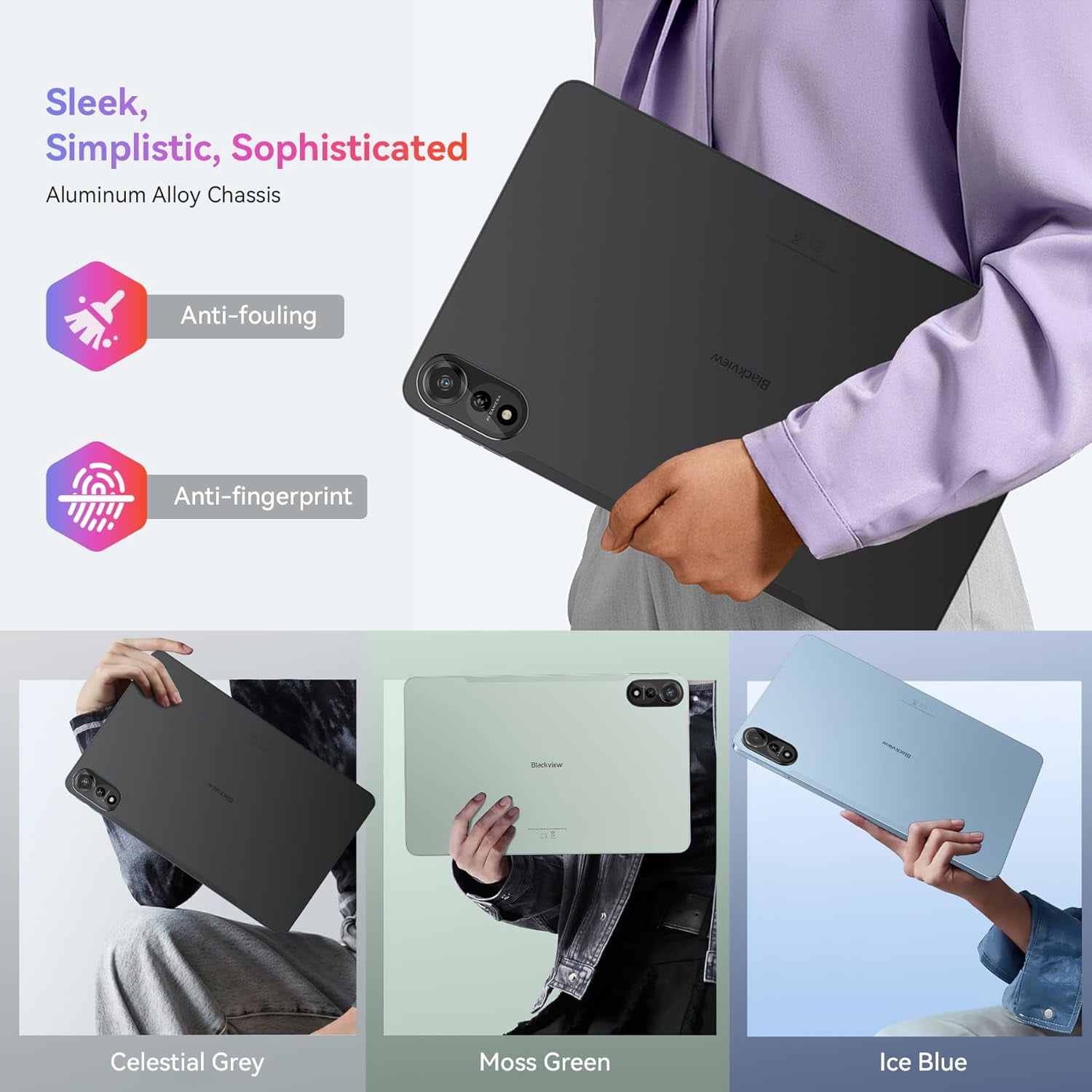 Blackview Tab18 12-Inch Tablet, Android 13, 256GB ROM, 24GB