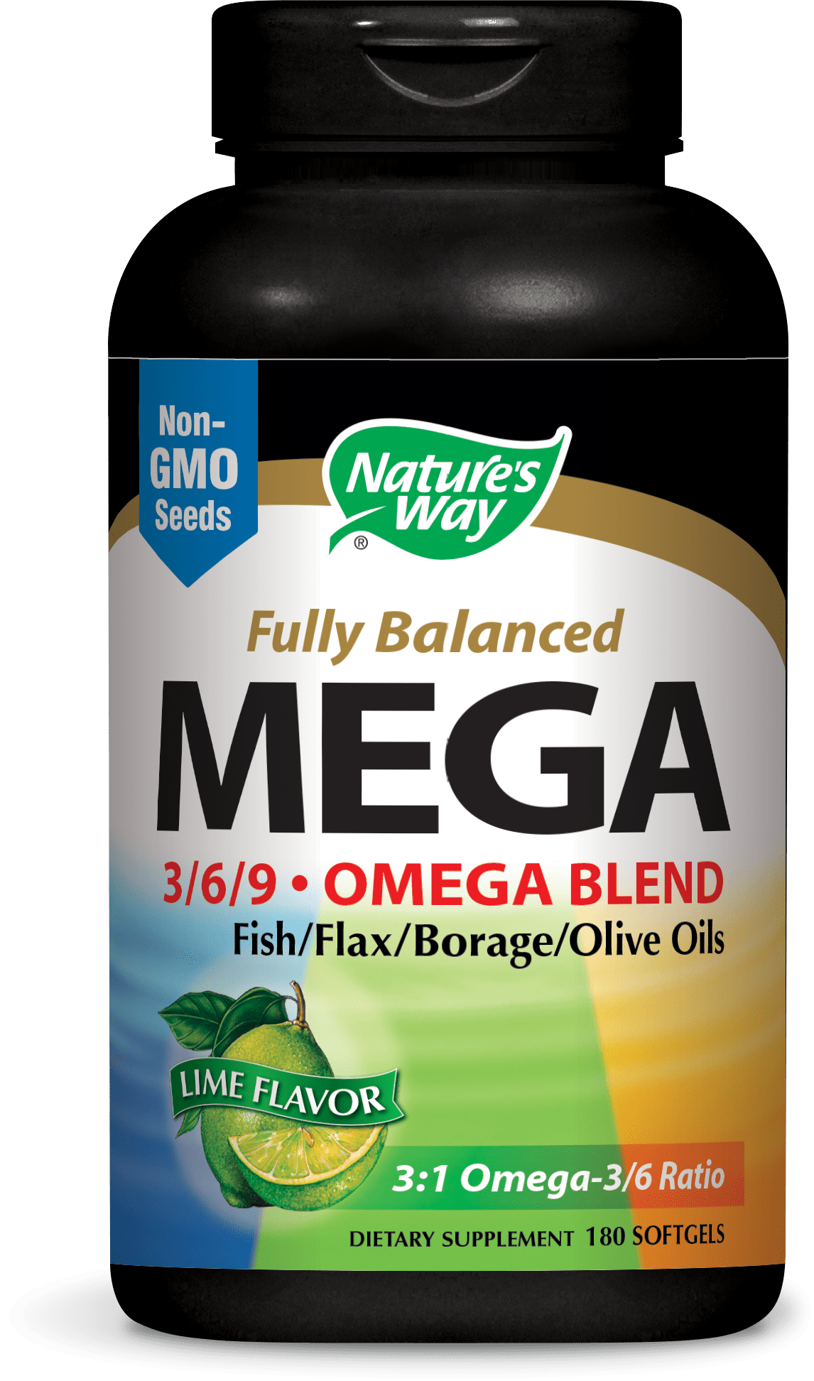 Nature's Way Fully Balance Mega Omega369 Blend, Lime, 90ct