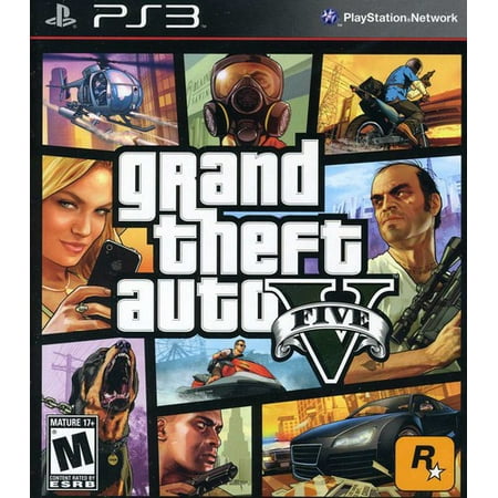 Grand Theft Auto V, Rockstar Games, PlayStation 3, (Best Playstation 3 Games)