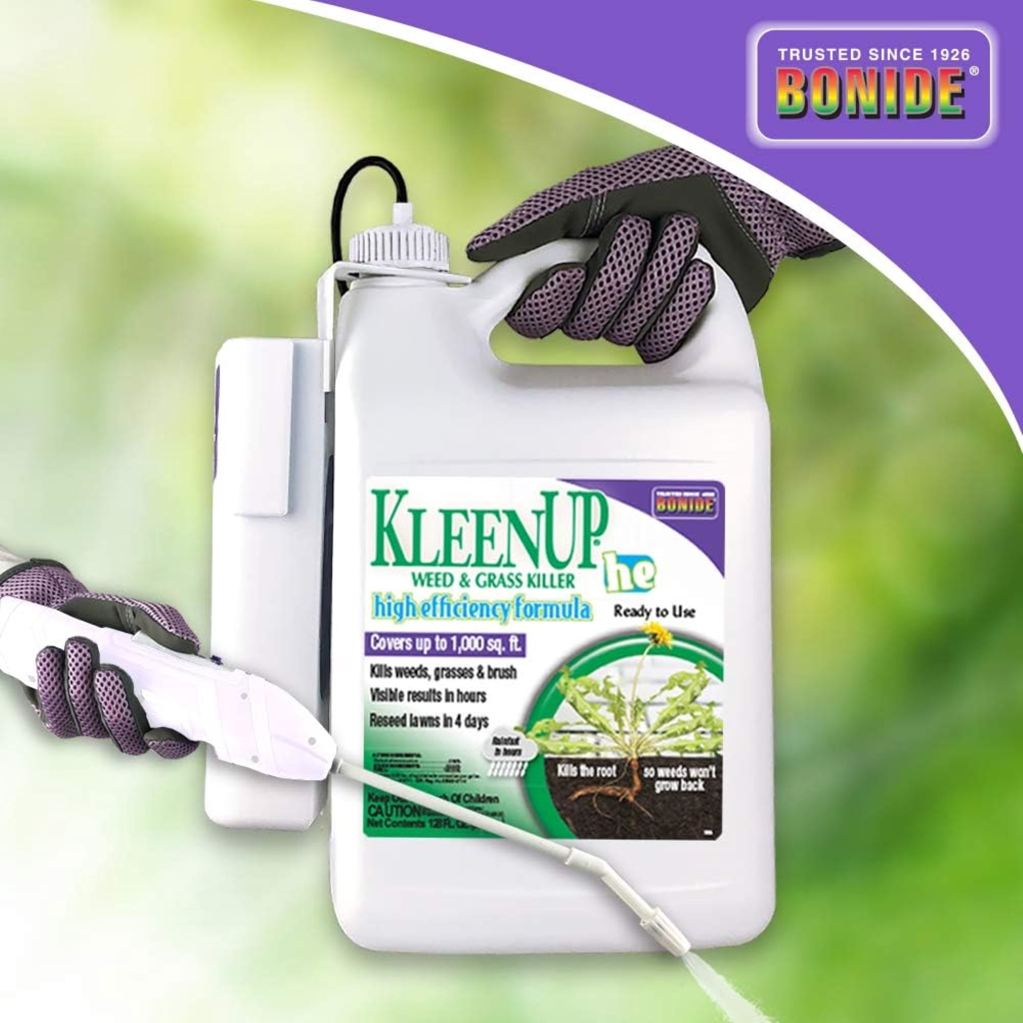 Bonide Products 273144 1 gal Kleenup High Efficiency Formula Wand Sprayer Weed & Grass Killer