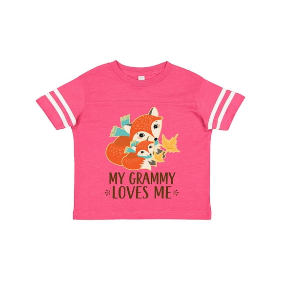 Inktastic My Grammy Loves Me Fox Gift Boys or Girls Toddler T-Shirt