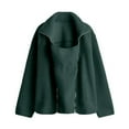 thumbnail image 5 of Taqqpue Women's Fleece Jacket with Baby Carrier Pocket, Warm Maternity Coat for Mom, Zip up 2-in-1 Baby Wearing Outerwear, 5 of 9