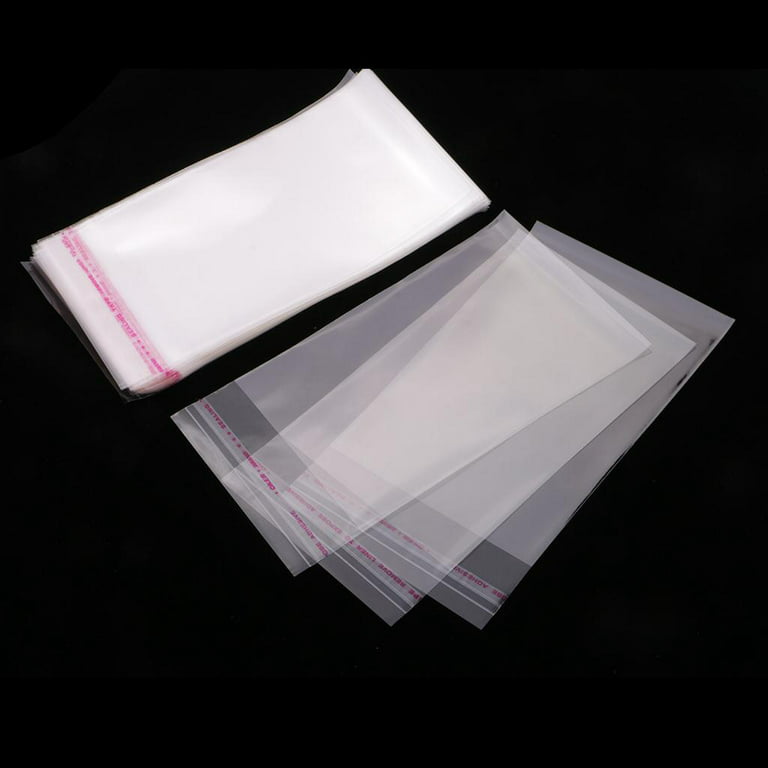 100 Self Adhesive Poly Bags Clear Permanent Jewelry OPP Packaging 8cmx12cm  3.1X4.7 Display Pouches From Best4goods, $1.35
