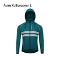 thumbnail image 3 of Yuarrent Chaqueta de ciclismo, abrigo de bicicleta, rompevientos con capucha, chaleco reflectante a prueba de viento, ropa impermeable para Type10 NO10, 3 of 6