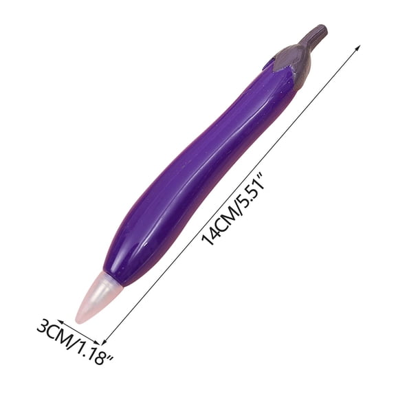JHyouerji Cute Vegetable Shaped Magnetic Ballpoint Pen,0.7mm Black Ink Stationery for Teacher Office Birthday