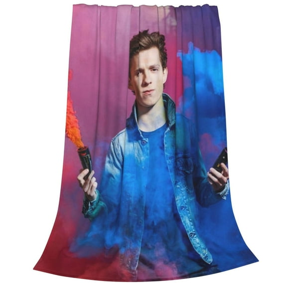 Tom Blanket Flannel Lightweight Wool Blanket Suitable for Living Room Sofa Bedroom Travel Blanket