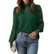 thumbnail image 1 of Blusa HOTOUCH Lace Manga Larga para Mujer Verde Oscuro M, 1 of 4