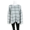 Vero Moda Womens Plaid Doffy Jacquard Sweater Blue Green Size Extra Large