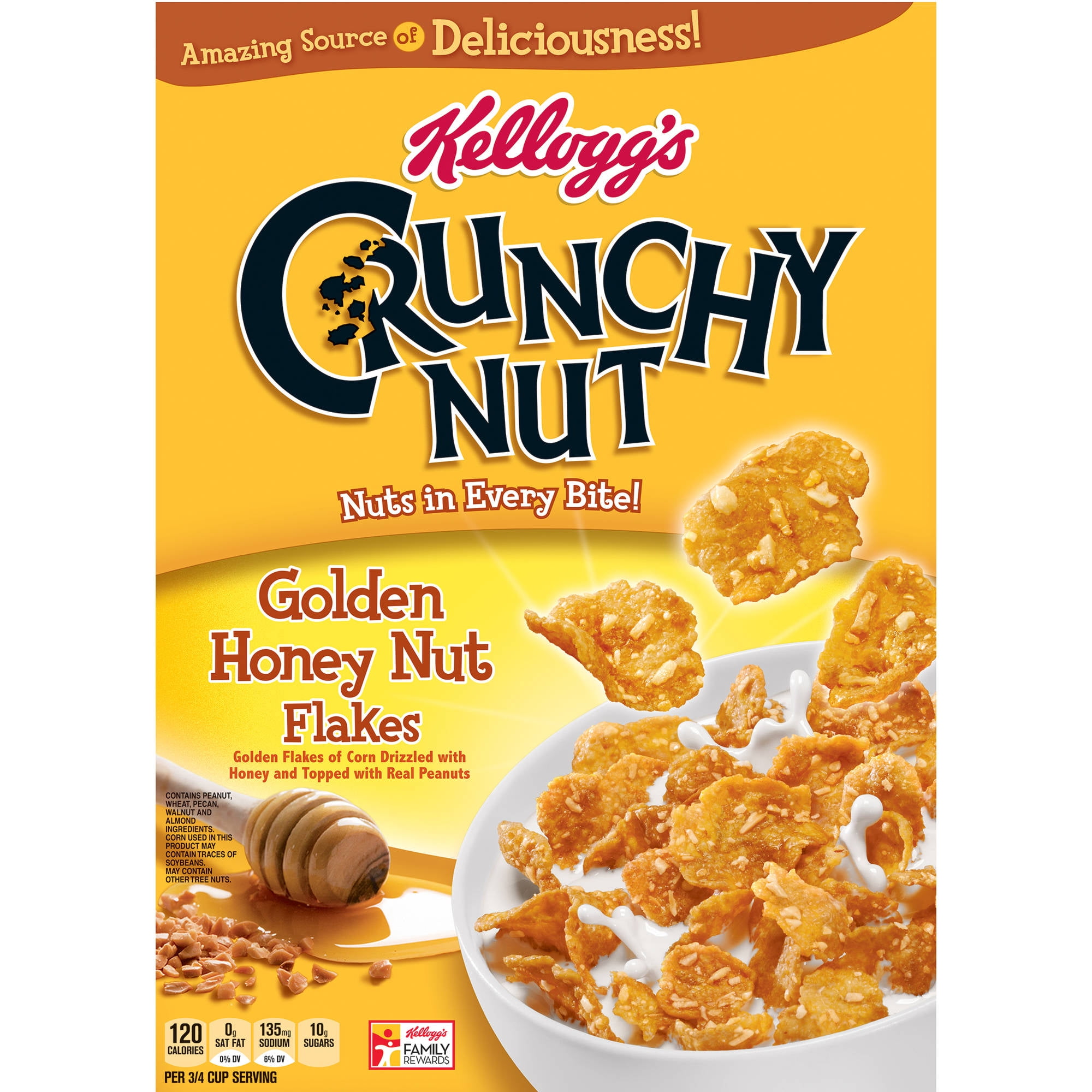 Kelloggs Crunchy Nut Peanut Butter Clusters 525gr