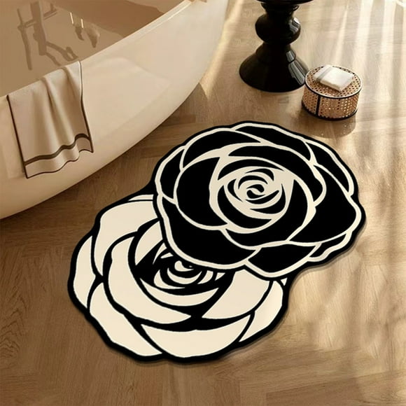 EGNMCR Rugs for Living Room, Area Rug,Rugs for Bedroom Diatomite Floor Mat Household Bathroom Absorbent Door Mat Bathroom Diatomite Foot Mat Non Slip Floor Mat Absorbent Quick Drying Mat Floor mats