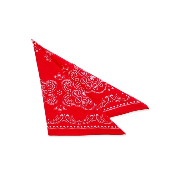 Time and Tru Women's Western Star Bandana, Red Light, One Size Fits Most