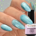 thumbnail image 2 of Esmalte de uñas magnético de ojo de gato ancho 9D, esmalte de uñas de larga duración brillante, esmalte de Gel UV de plata brillante, laca, herramientas de arte de uñas con purpurina, 1 piezas Gao Jinjia LED, 2 of 2