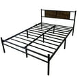 thumbnail image 4 of YINGYING Entryway Bench, Faux PU Shoe Bench with Metal Legs. Modern Ottoman End of Bed Bench for Bedroom, Fitting Room, Storage Room, Dining Room, 4 of 6