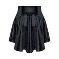 thumbnail image 6 of Yeahdor Girls Shiny Metallic Tank Top with Pleated Skort Skirt Jazz Hip Hop Performance Costume, 6 of 7