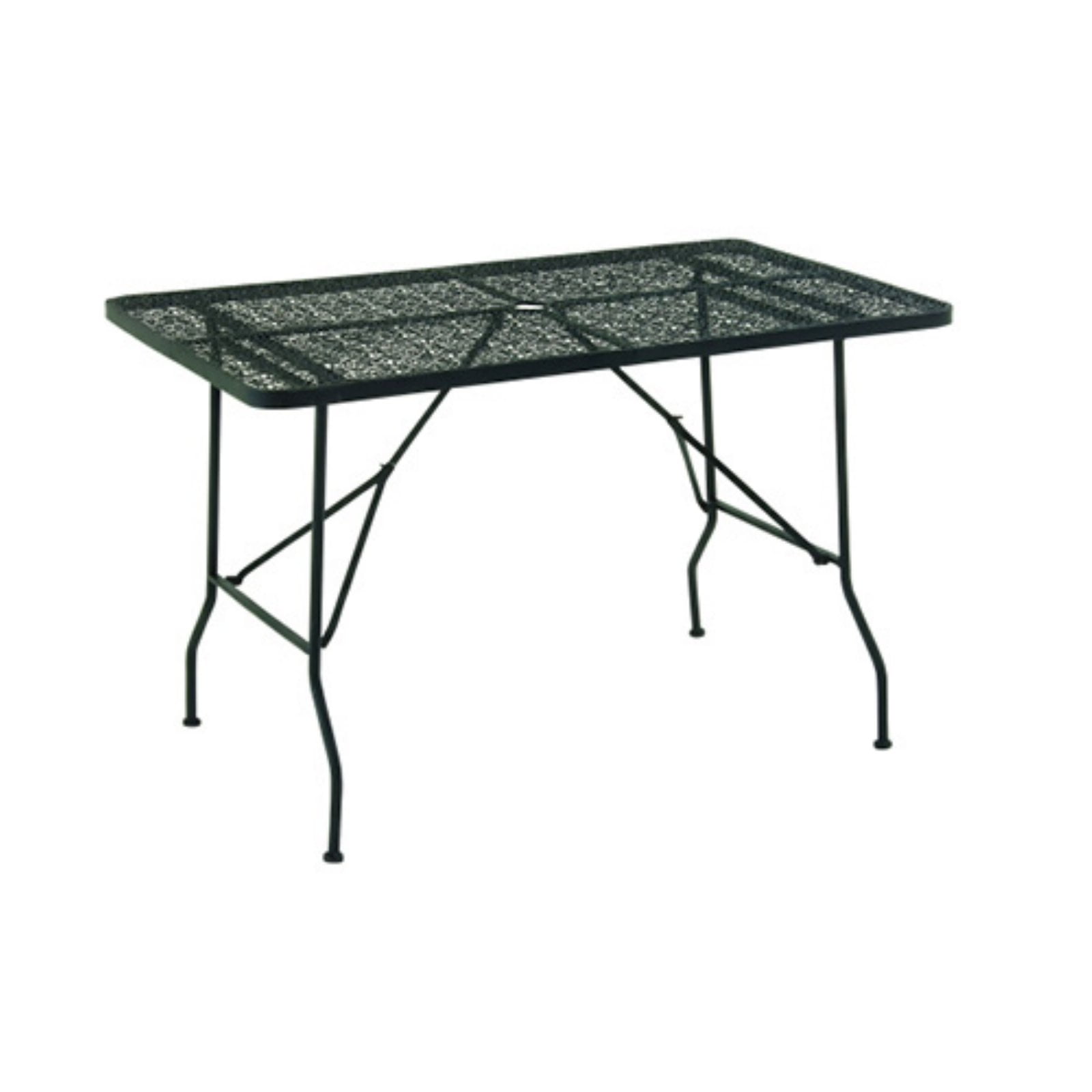 Uniquely Styled Metal Folding Outdoor Table