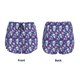 thumbnail image 3 of Balery Skull Purple Flower Pantalones cortos deportivos para mujer con forro y dos bolsillos, elásticos, para entrenamiento, gimnasio, yoga-Small, 3 of 7
