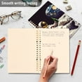 thumbnail image 4 of FORMRS 1-Subject Spiral Notebook 8" x 5" College Ruled 60 Refillable Sheet A5 Hard Cover, 2 Pack, Beige Astronaut, 4 of 7