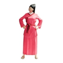 Kokiya 1/64 Figure Model Tiny People Diorama Scene Figures Resin Ancient Doll for Train Female