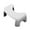 White, variant on Btomtd Soft Toilet Stool Bathroom Hair Non-slip Treading Stool Office Padded Footstool