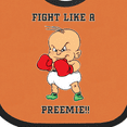 thumbnail image 4 of Inktastic Nicu Fight Like a Preemie Baby Boxer Boys or Girls Baby Bib, 4 of 4