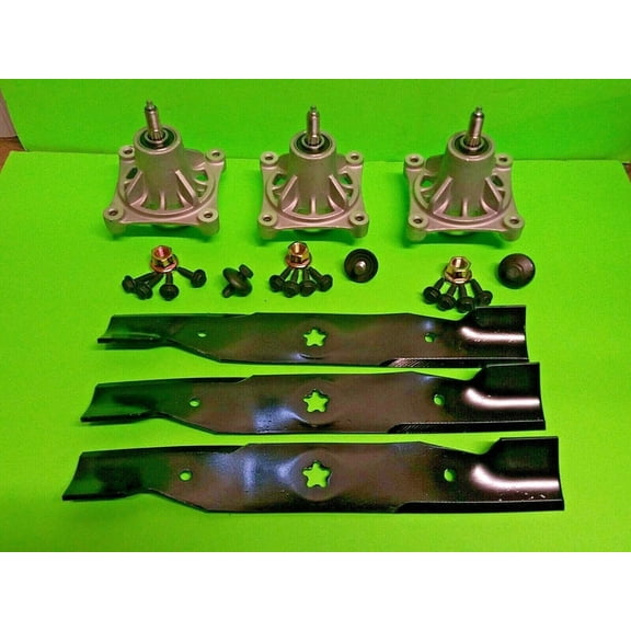 Spindle & Blade Kit for 48" Deck Sears, Craftsman, AYP, Husqvarna, and Jonsered Lawn Mowers