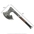 thumbnail image 3 of 23” Baruk the Judge Medieval Foam Hatchet Battle Axe Cosplay Costume Prop, 3 of 3
