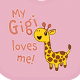 thumbnail image 4 of Inktastic My Gigi Loves Me Cute Giraffe Boys or Girls Baby Bib, 4 of 4