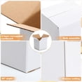 thumbnail image 6 of 72 Pcs Corrugated Cardboard Small Shipping Boxes for Packaging Mailing Packing Moving Small Business Storage Crafts Gifts(7x5x4 Inch,White), 6 of 6