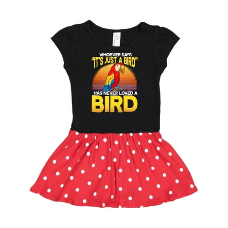 

Inktastic Parrot Funny Bird Lover Gift Gift Toddler Girl Dress