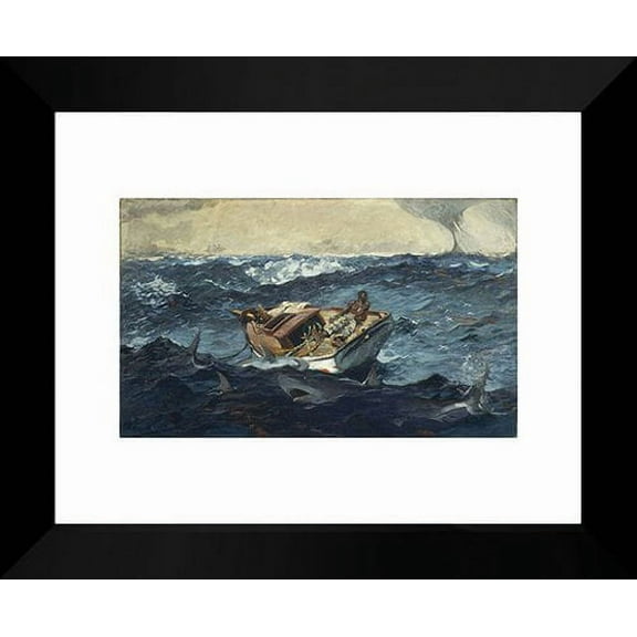 The Gulf Stream 20x24 Framed Art Print by Homer, Winslow