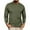 80#Army Green, variant on Men's Shirt Slim Long Sleeve Round Neck Casual Bottoming Shirt T-shirt Blouse