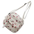 thumbnail image 3 of Women Aesthetic Trendy Corduroy Crossbody Bag with Strawberry Print Japanese Sweet Small Shoulder Bag Purse, 3 of 9