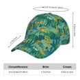 thumbnail image 2 of Fotbe Jungle Leopard Gorro Clásico de Béisbol, Gorra Ajustable con Broche Snapback, Gorro de Exterior de Algodón Suave, 2 of 6