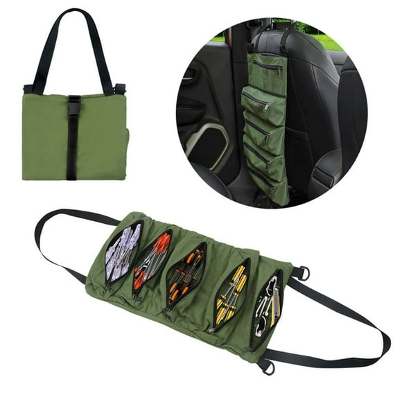 Sentmoon Multifunctional Roll Type Hardware Bag, Garden Electrician, Woodworking Hardware Tool Bag, Car Mounted Hardware Tool Storage Bag Wal-mart Deals
