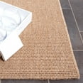 thumbnail image 6 of SAFAVIEH Sisal All-Weather Daragh Solid Indoor/Outdoor Area Rug, Natural, 6'7" x 6'7" Square, 6 of 17