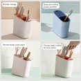 thumbnail image 4 of Kitchen Counter Organiser Chopsticks Holder Knife Utensil Tilted Draining Storage Rack, 4 of 4