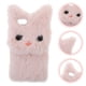 thumbnail image 5 of Funda de teléfono con diseño de gato de peluche, esponjosa y protectora, compatible con iPhone 7/8/SE, 5 of 5