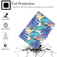 thumbnail image 2 of Allytech Case for Universal 7.5-8.5 Inch Tablets, Flip PU Leather Anti-Slip Stand Magnetic Snap Card/Pen Holder Cover for Galaxy Tab 8.0 inch/ZenPad 8.0"/EWT816-BL & Around 8" Models, Palm Leaves, 2 of 6