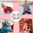 thumbnail image 5 of Manoplas para niños pequeños con cordón, guantes de nieve con forro de lana cálidos tejidos con dibujos animados para invierno 886, 5 of 5
