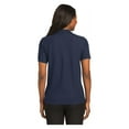 thumbnail image 2 of Port Authority Women's Short Sleeve Silk Touch Classic Polo Shirt Navy 5X-Large, 2 of 4
