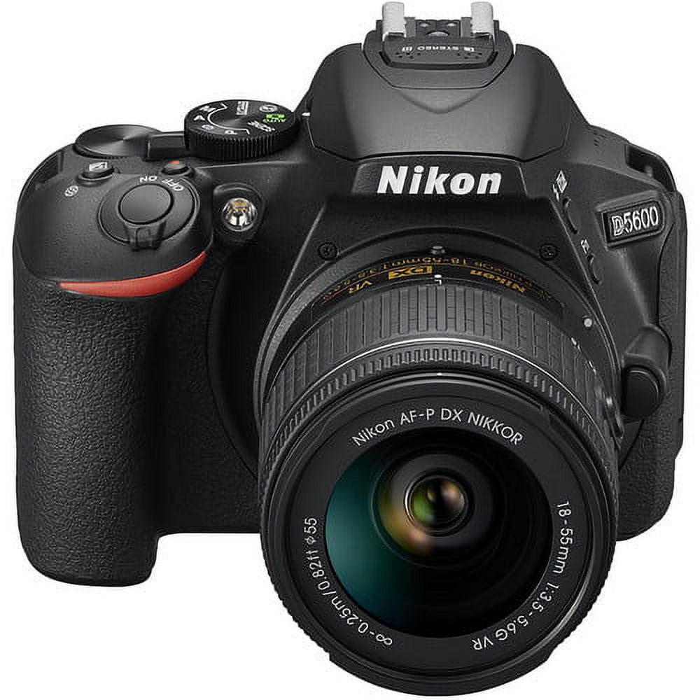 Nikon D5600 24.2 MP DSLR Camera with Nikon AF-P DX NIKKOR 18-55mm f/3.5-5.6G VR Lens and Nikon AF-P DX NIKKOR 70-300mm f/4.5-6.3G ED Lens + 32 GB Sandisk Memory Card +Advanced Bundle(International )