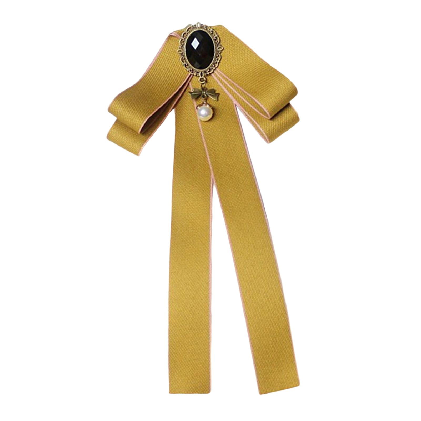 ribbon bow tie brooch